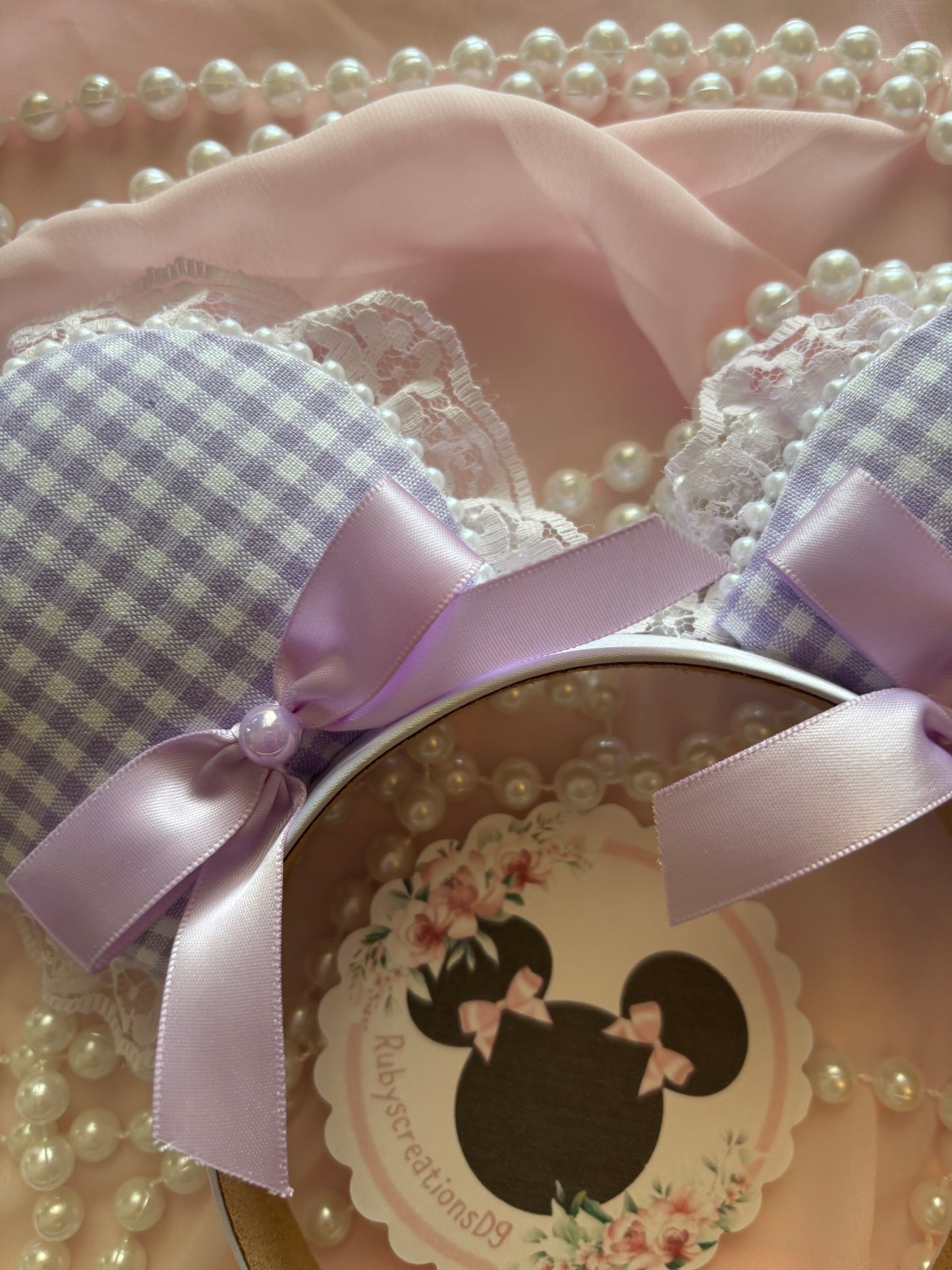 Viola purple coquette mouse ears