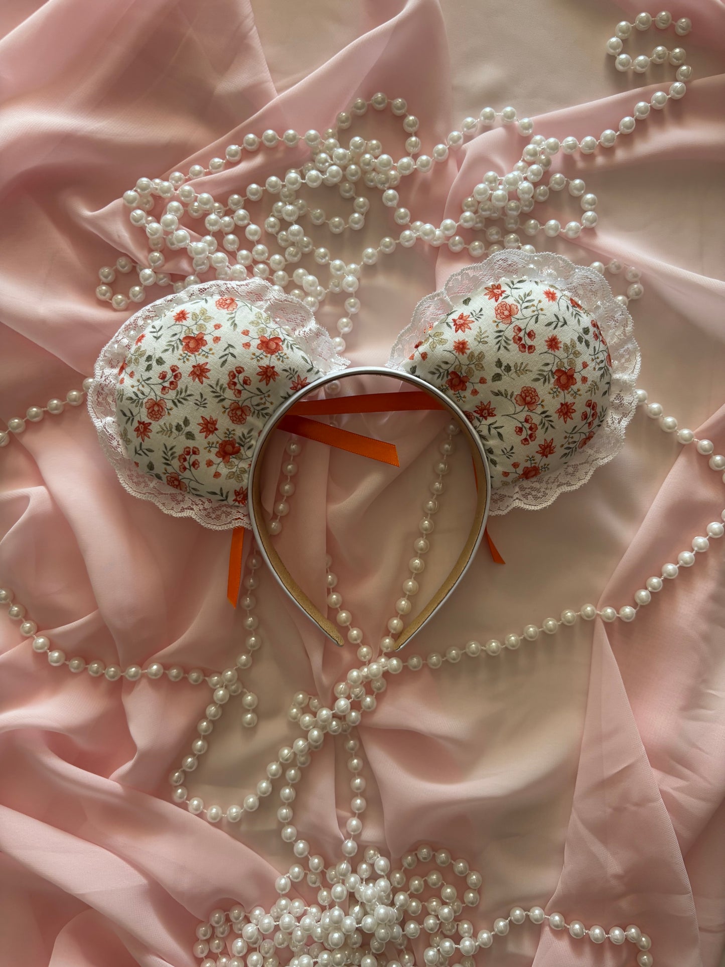 Orange lily coquette mouse ears