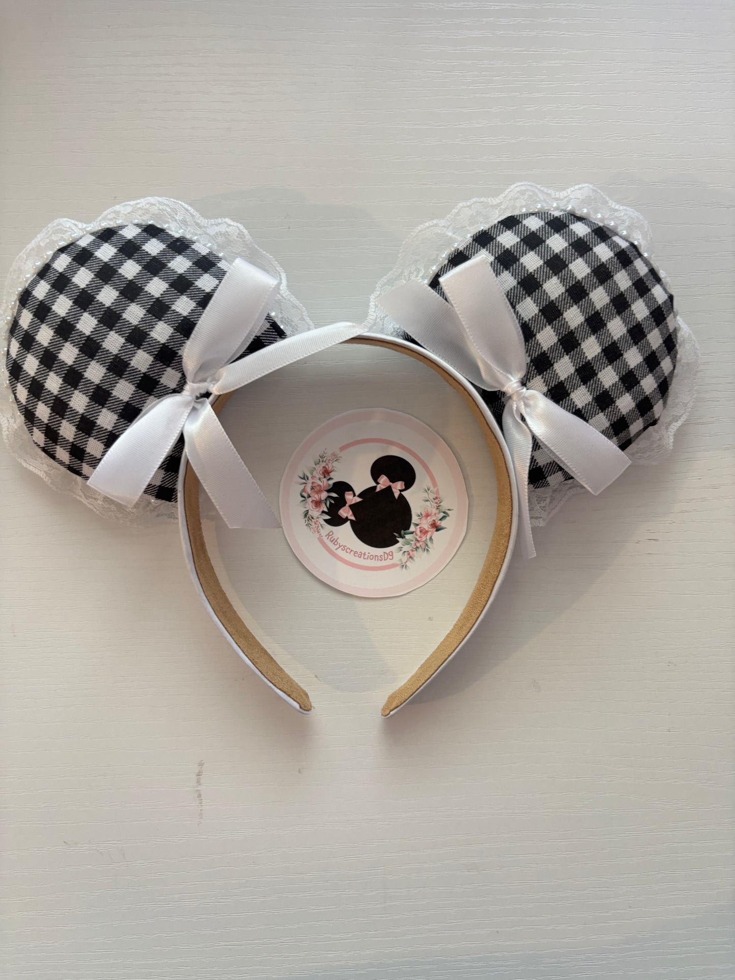 Tuxedo coquette mouse ears