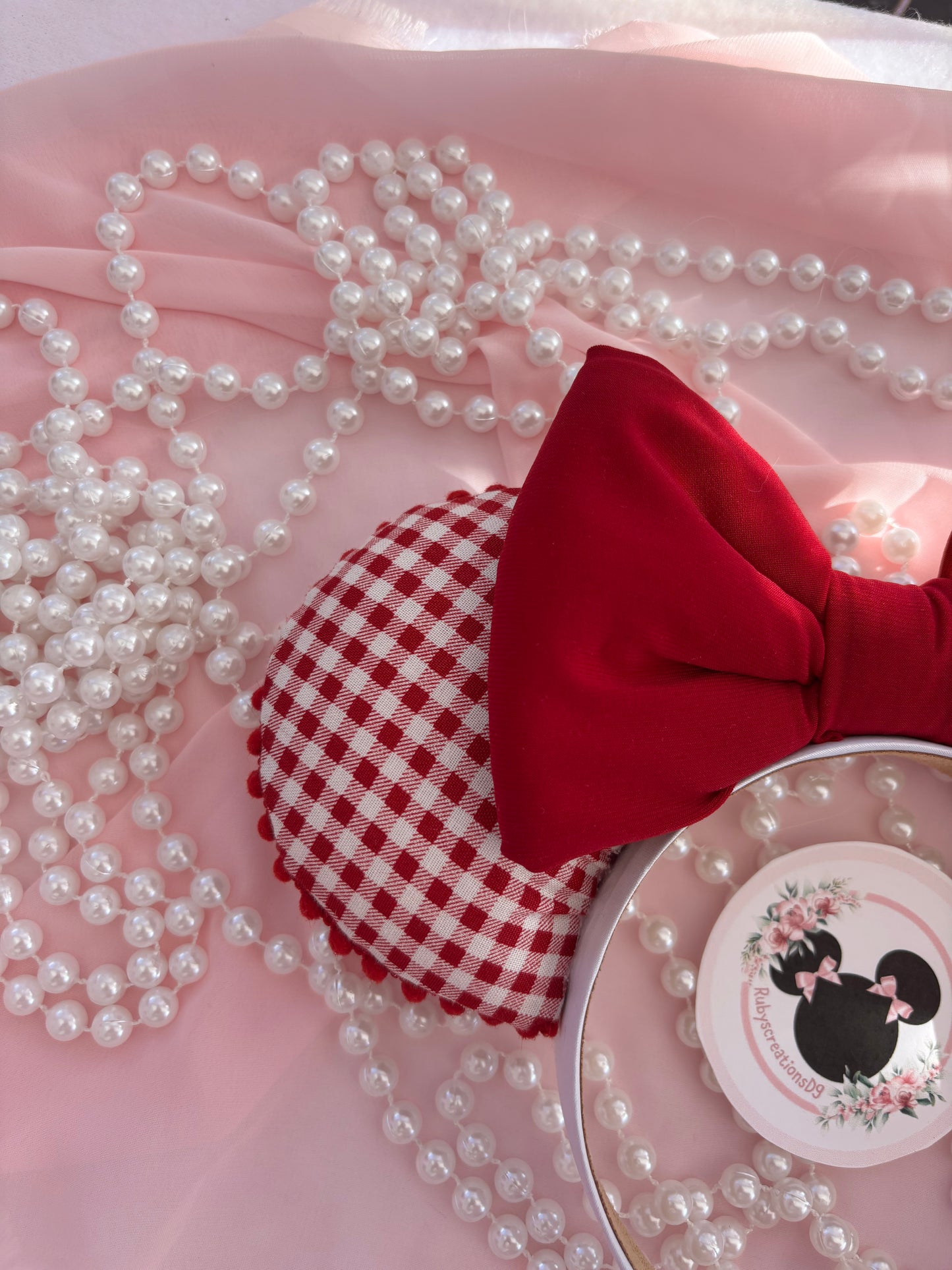 Red stone mouse ears