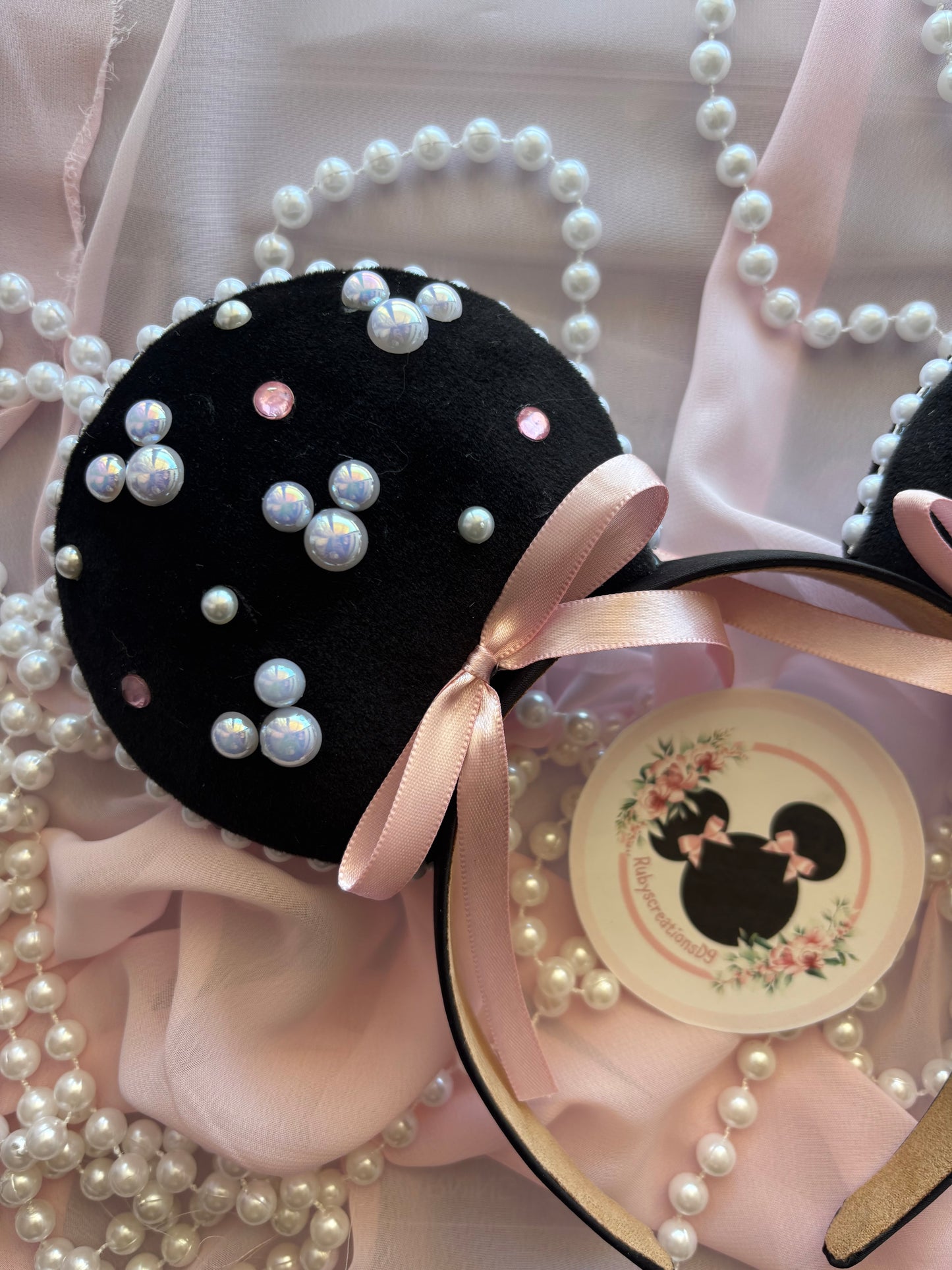 Ebony rose mouse ears