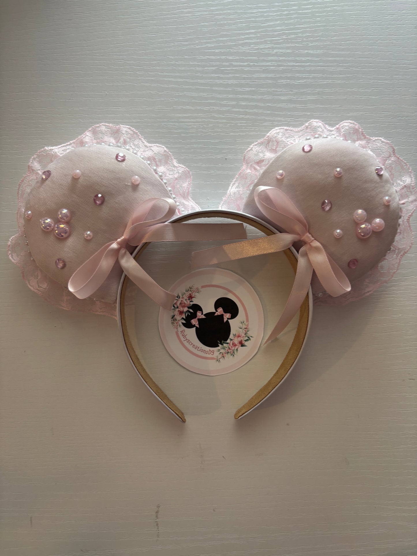 Sapphire pink mouse ears