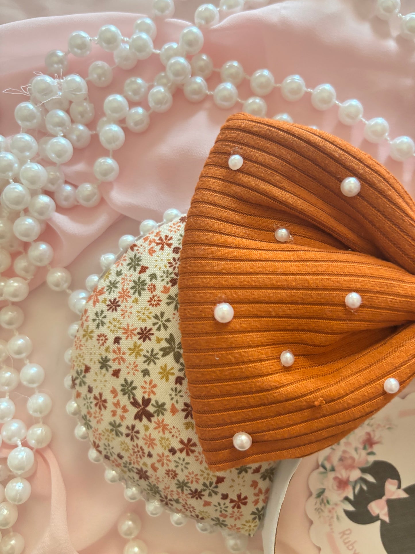 Pumpkin spice mouse ears
