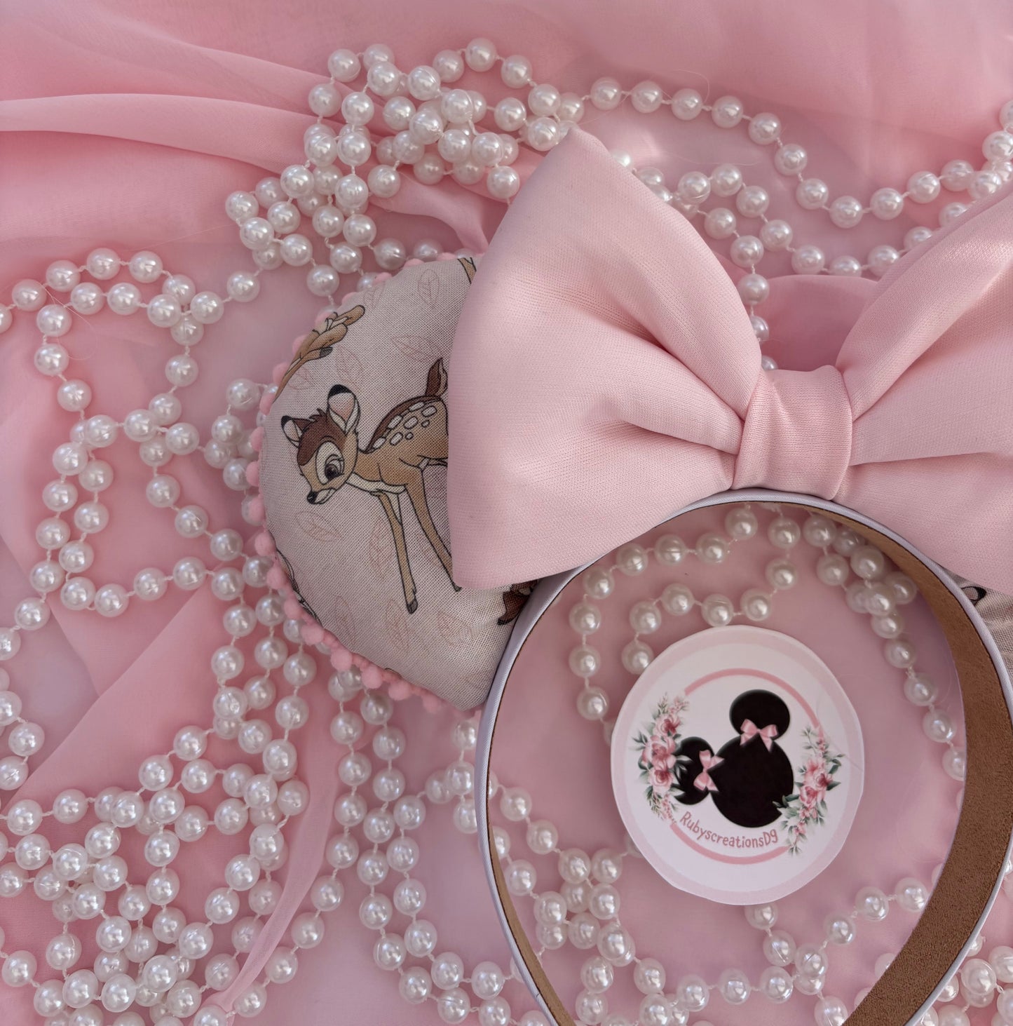 Bambi pink mouse ears
