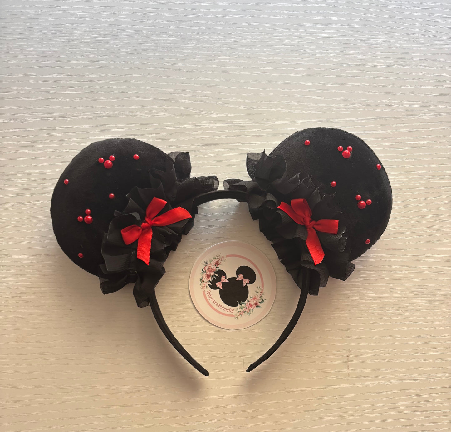 Lia red mouse ears
