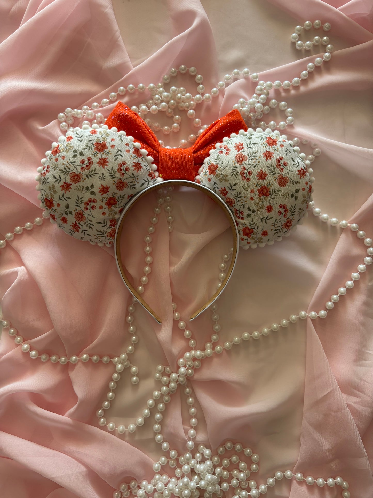 Orange lily mouse ears