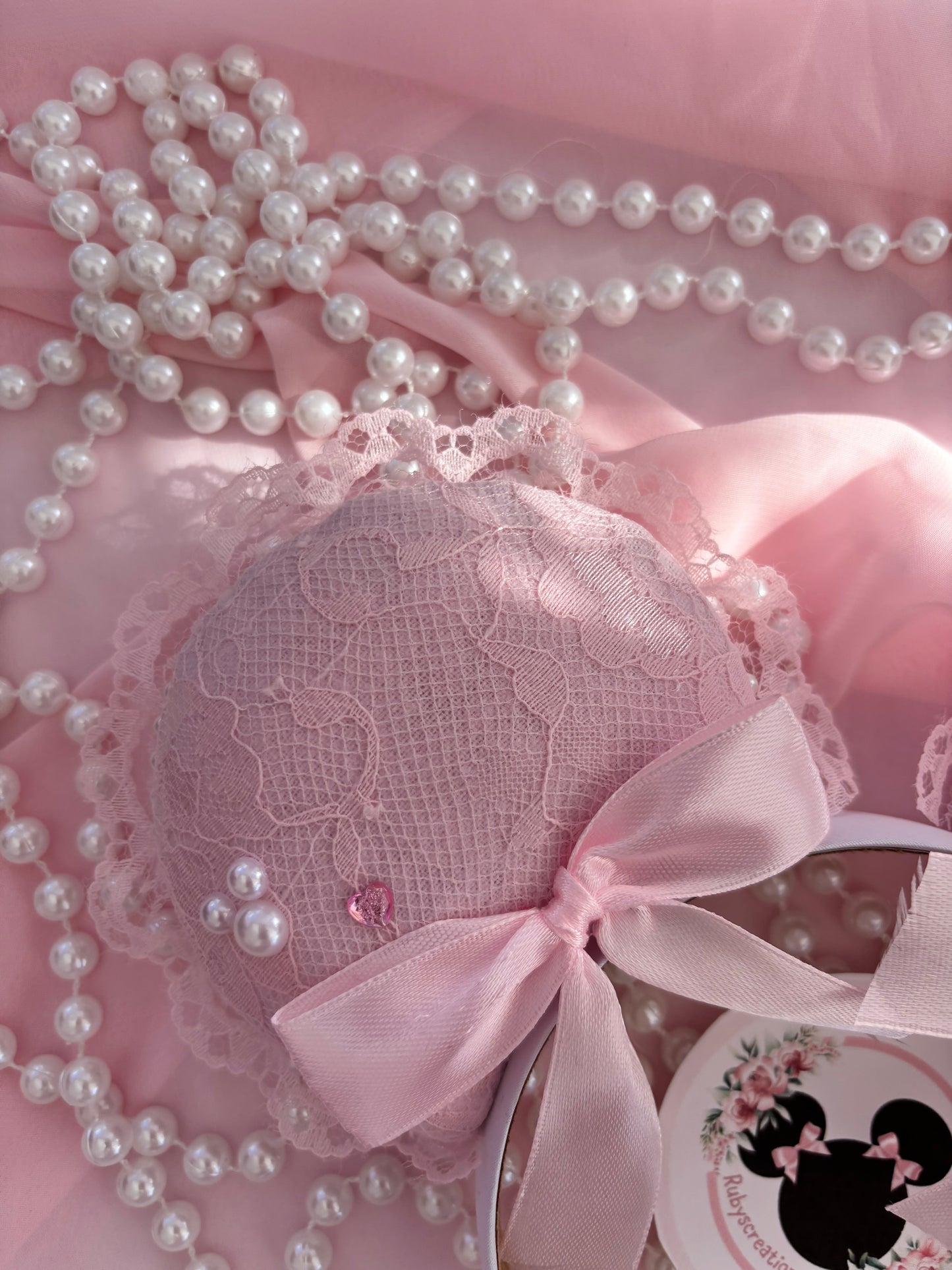 Lacey coquette mouse ears