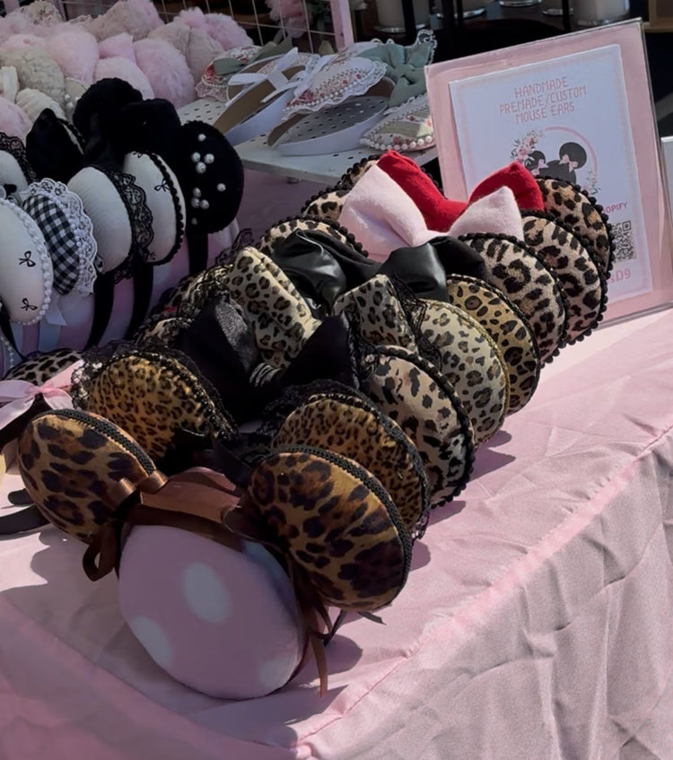 Animal print mouse ears