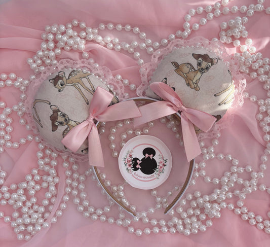 Bambi pink coquette mouse ears