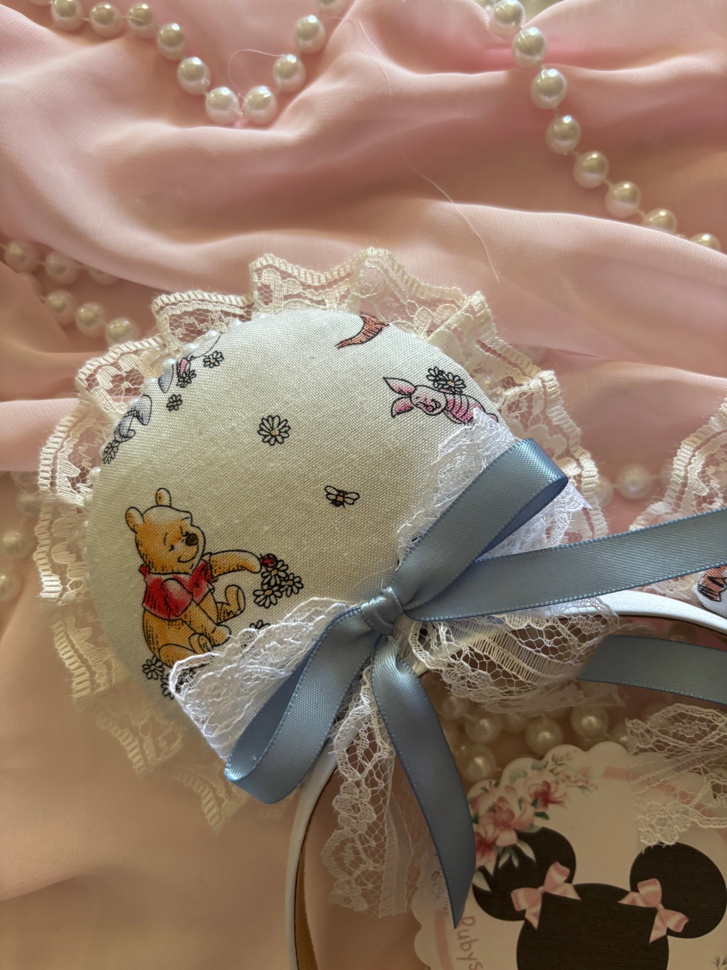 Sky blue bear coquette mouse ears