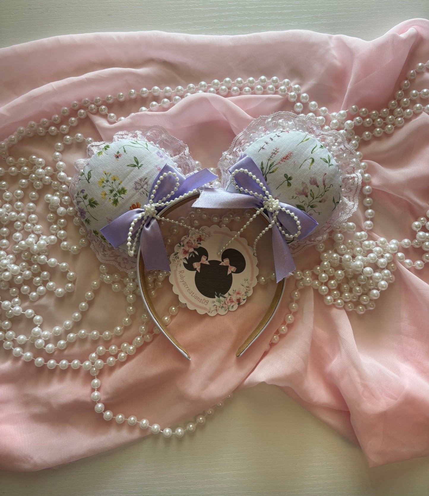 Orchid kiss coquette mouse ears
