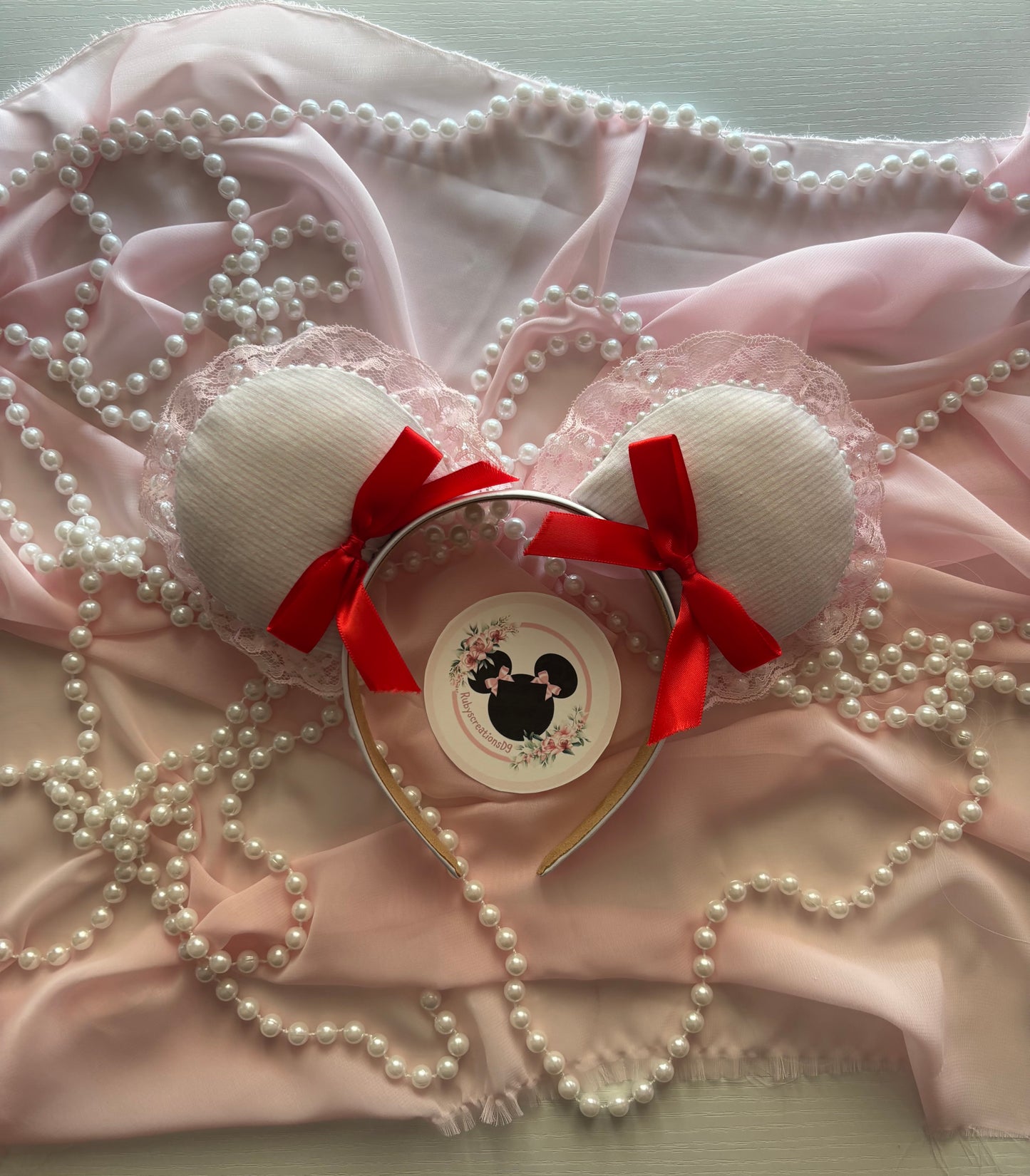 Ana red berry coquette mouse ears