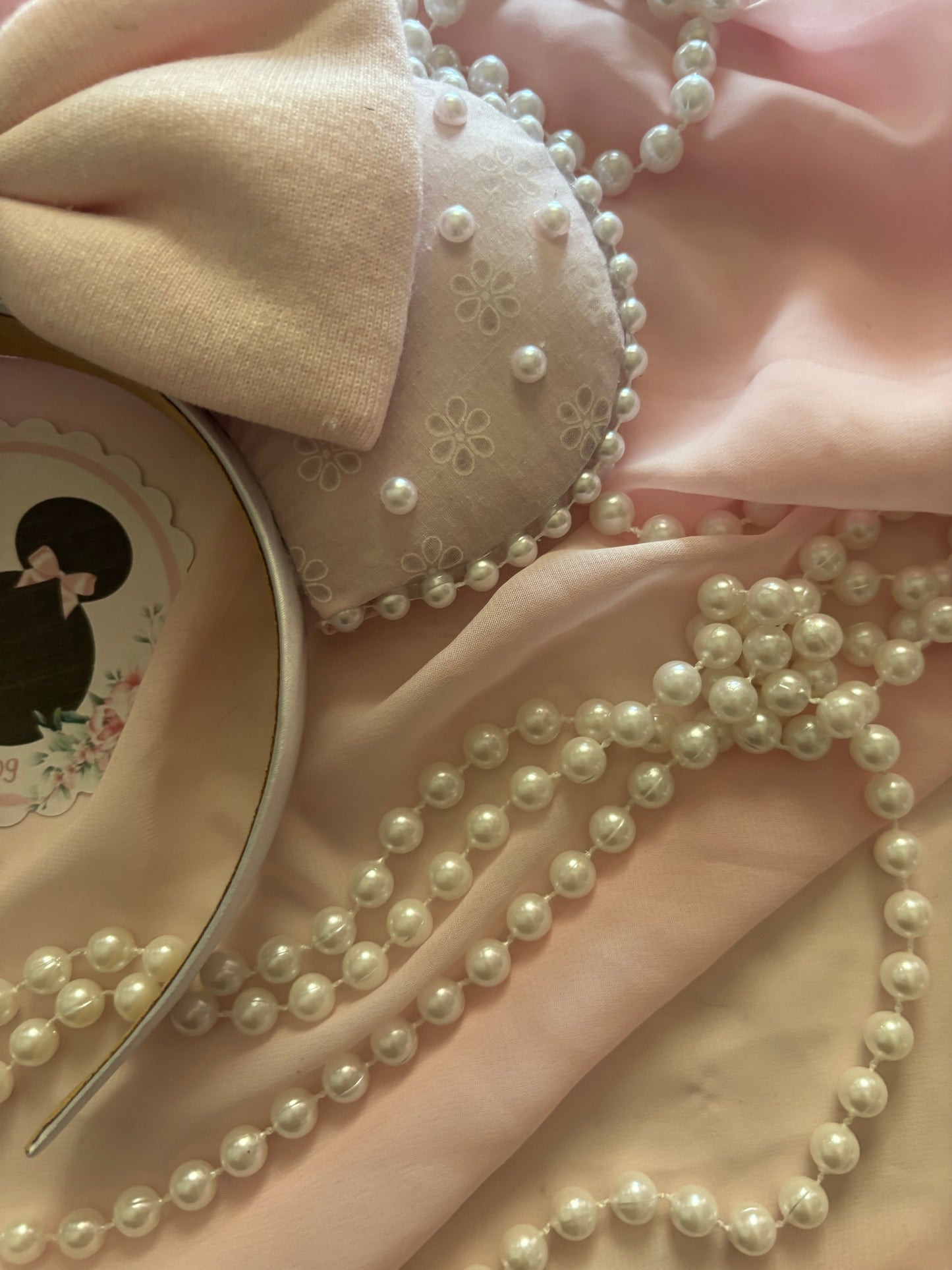 Pastel Rose mouse ears
