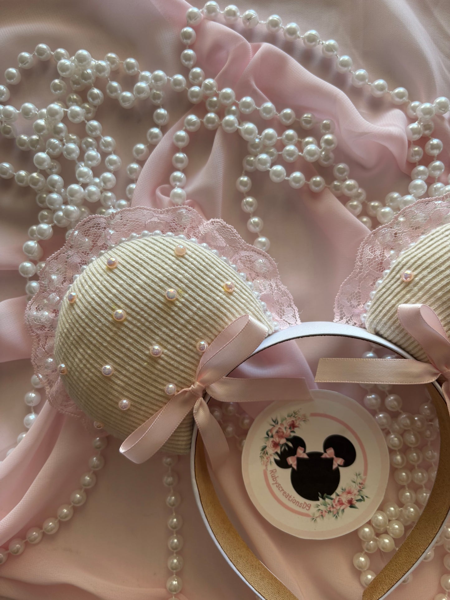 Diana pink coquette mouse ears