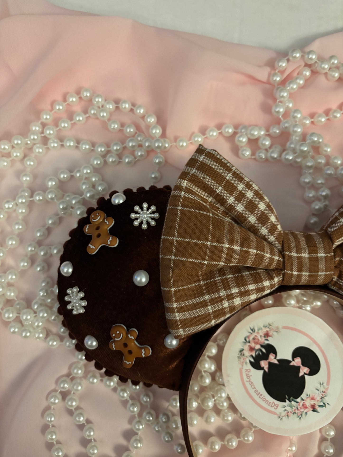 Brown ginger mouse ears