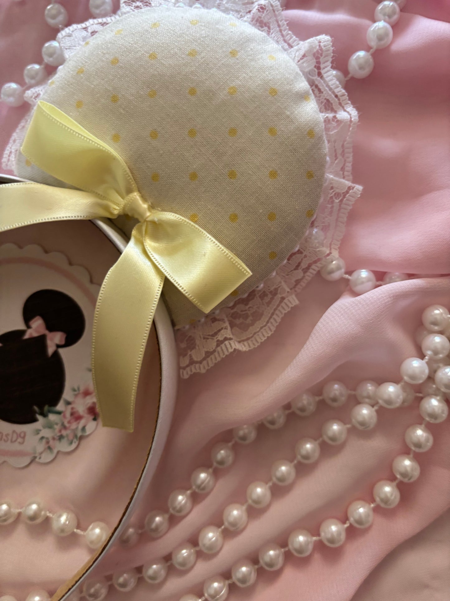 Lemon drop coquette mouse ears