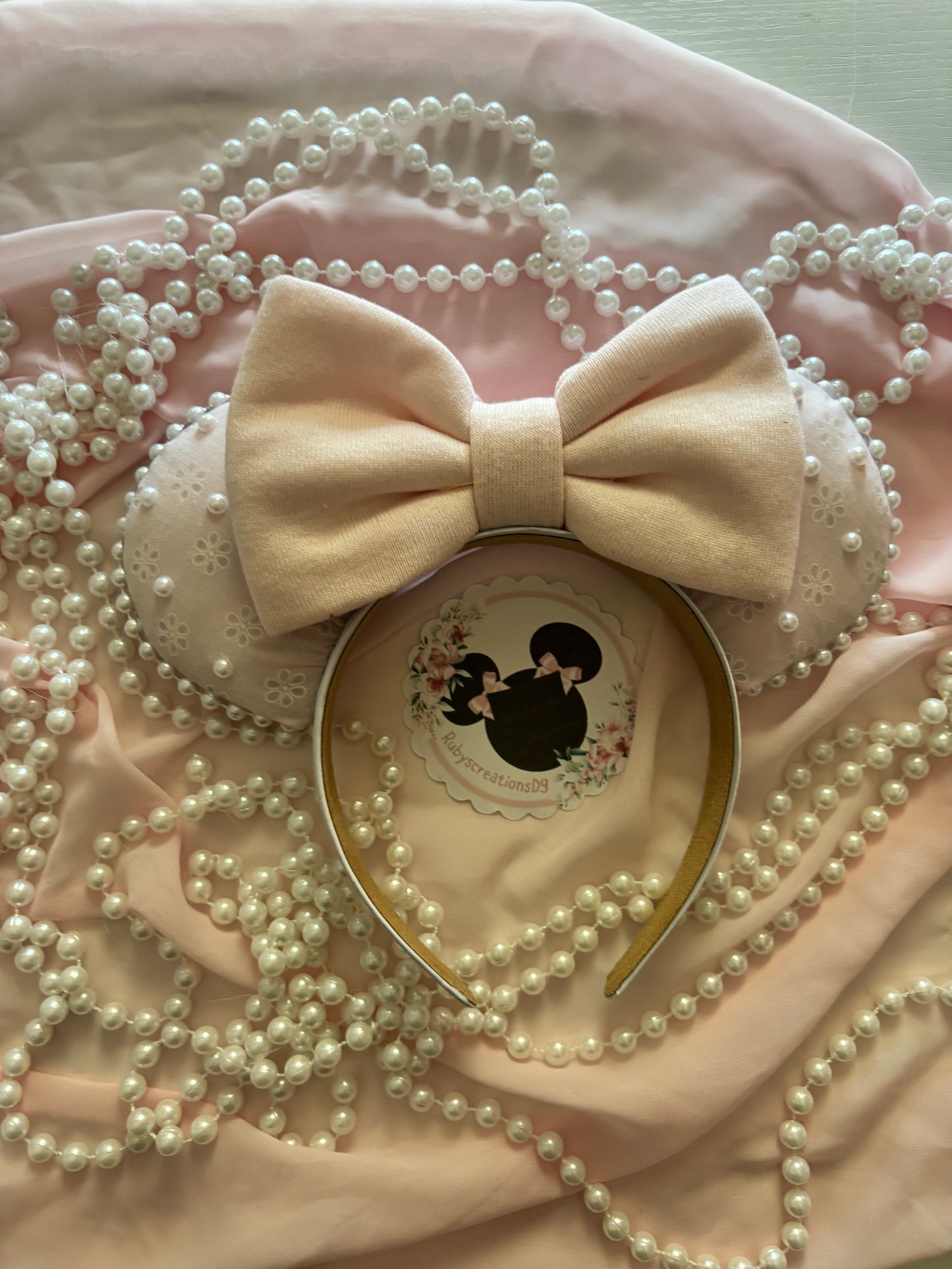 Pastel Rose mouse ears