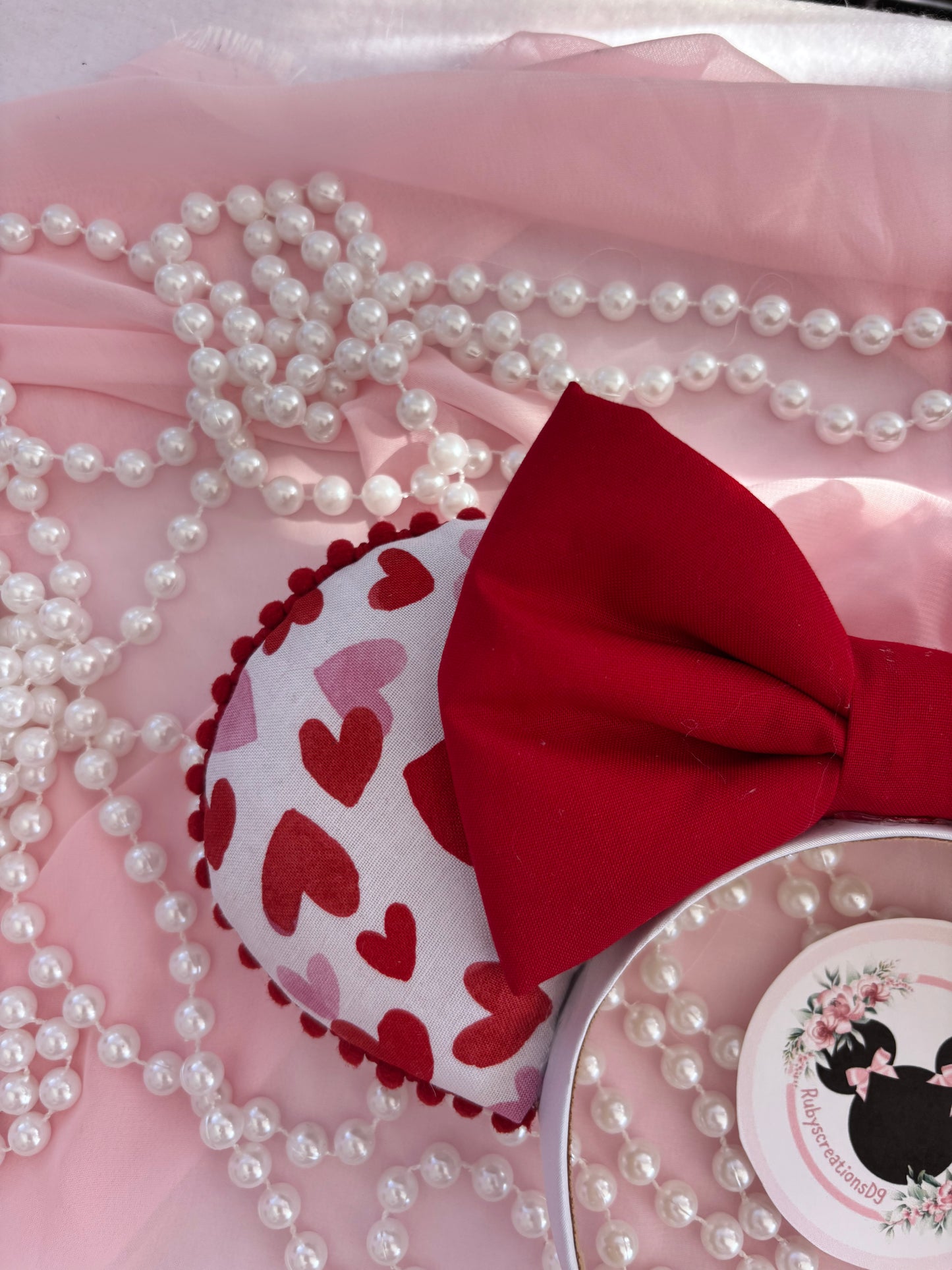 Valentina red mouse ears