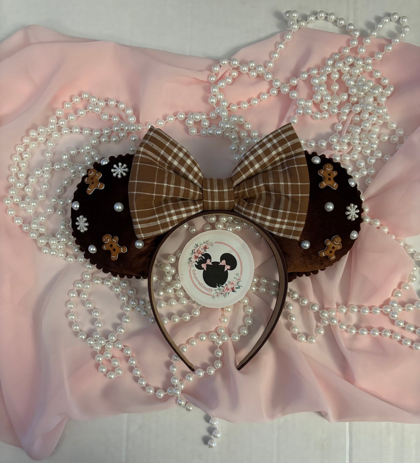 Brown ginger mouse ears