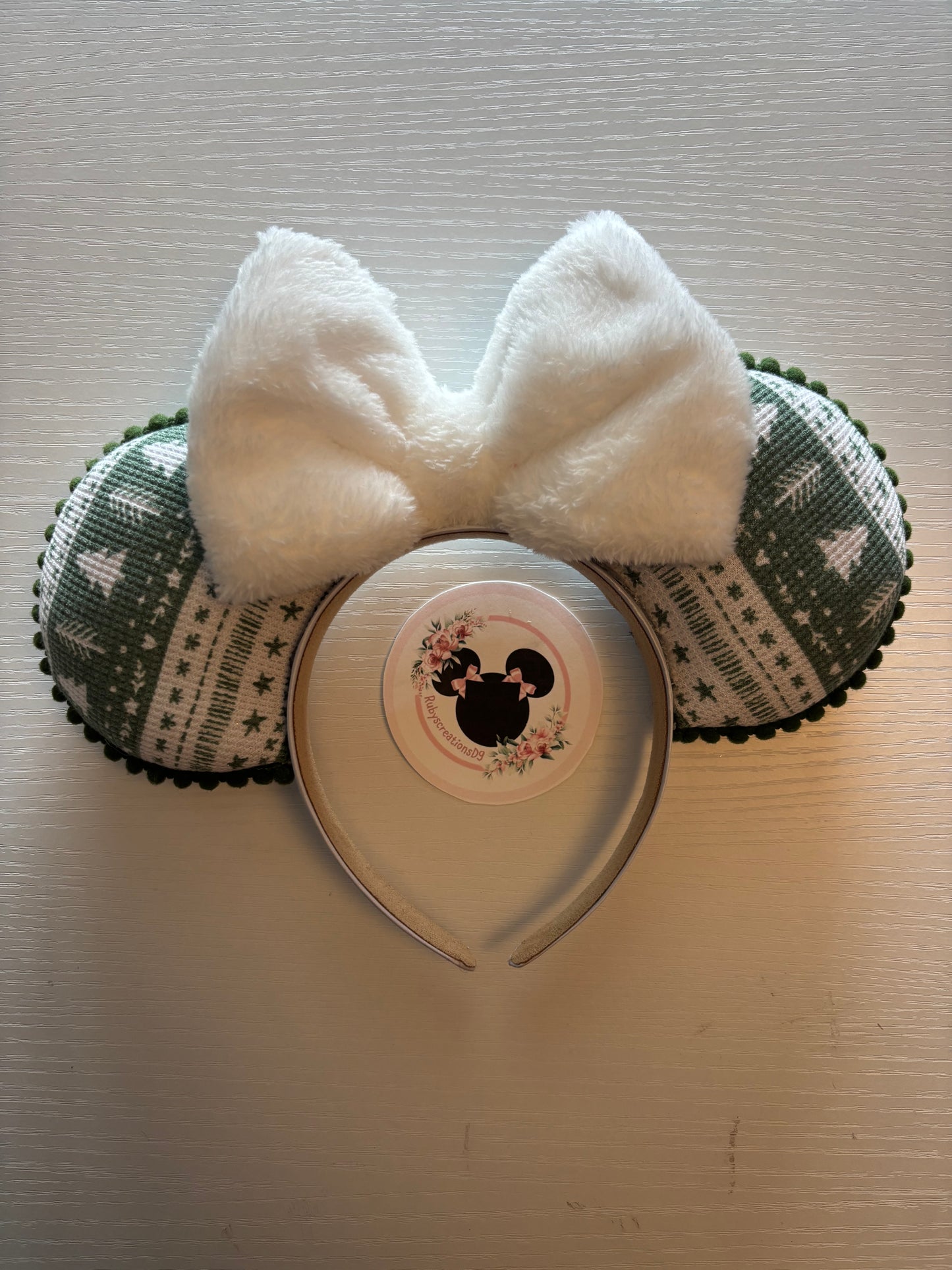 Green frosted forest mouse ears