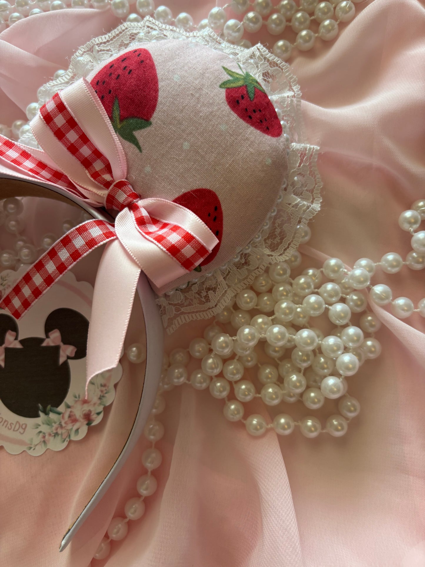 Strawberry shortcake coquette mouse ears