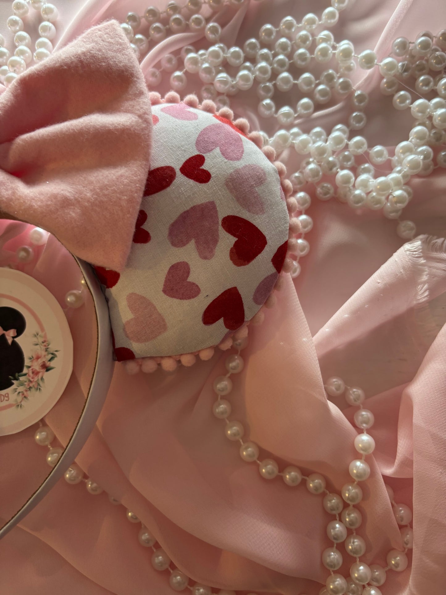 Valentina pink mouse ears