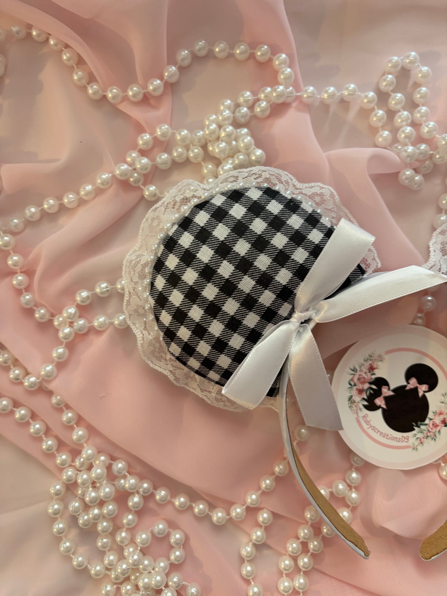 Tuxedo coquette mouse ears