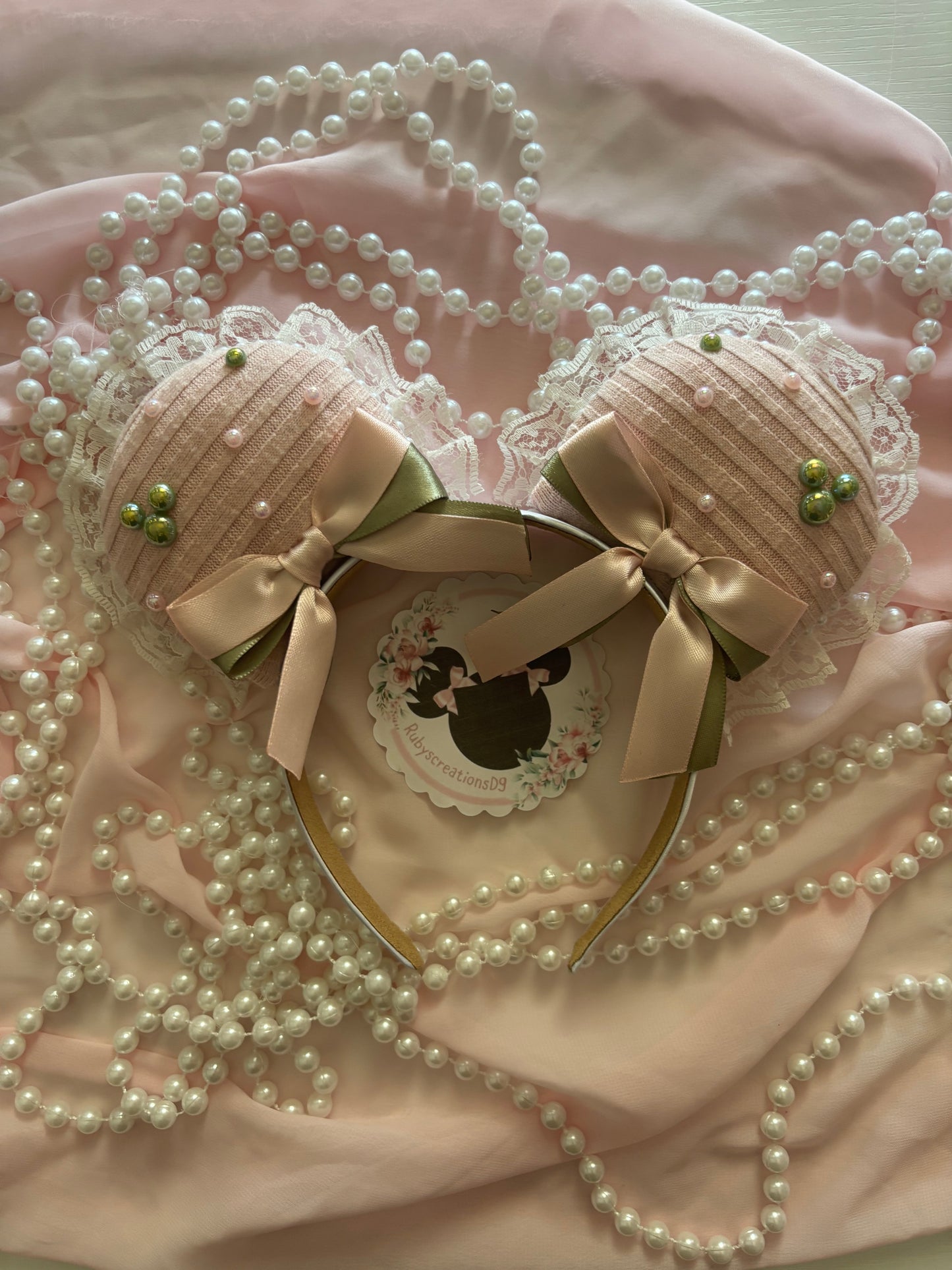 Emerald Rose coquette mouse ears