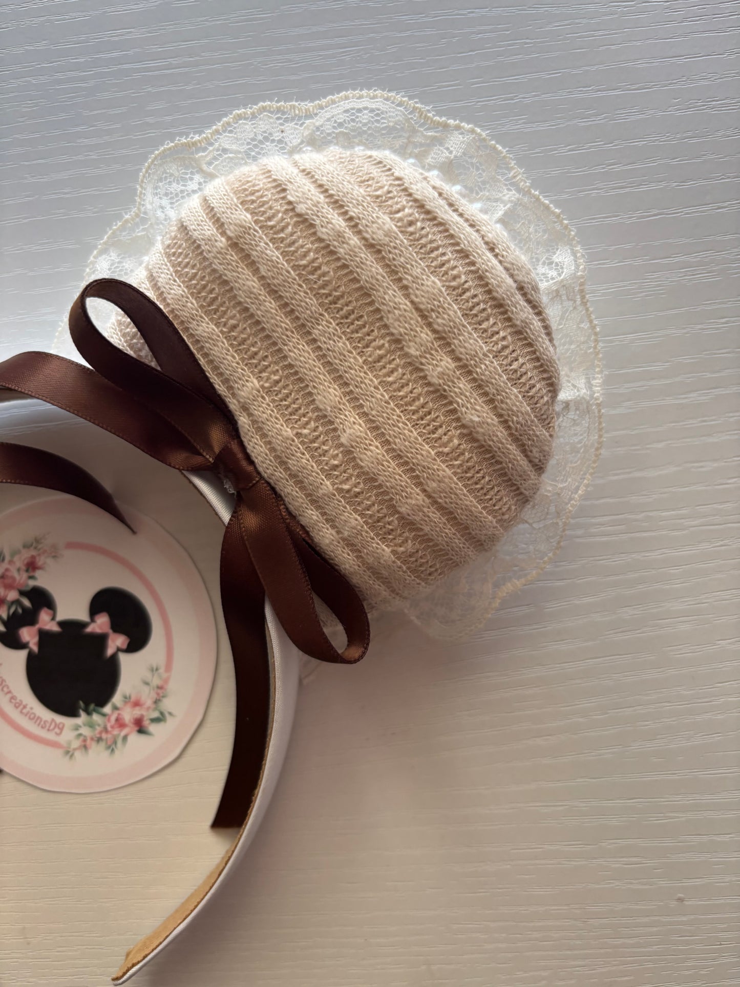 Tan sandy mouse ears