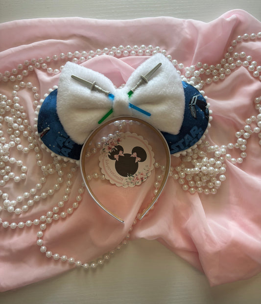 Blue milk mouse ears