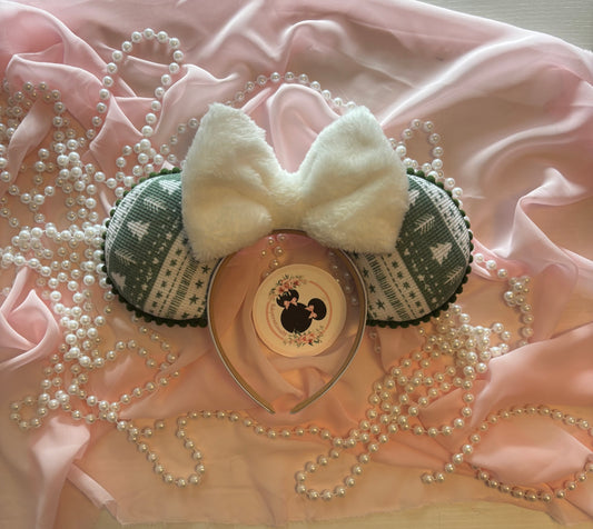 Green frosted forest mouse ears