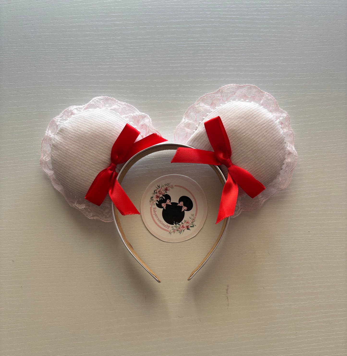 Ana red berry coquette mouse ears