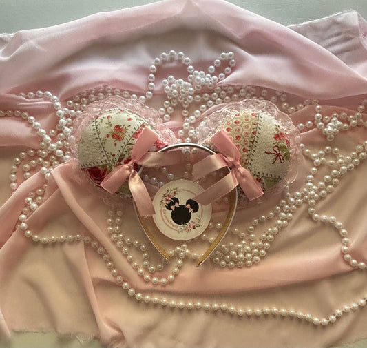Vintage patch work mouse ears
