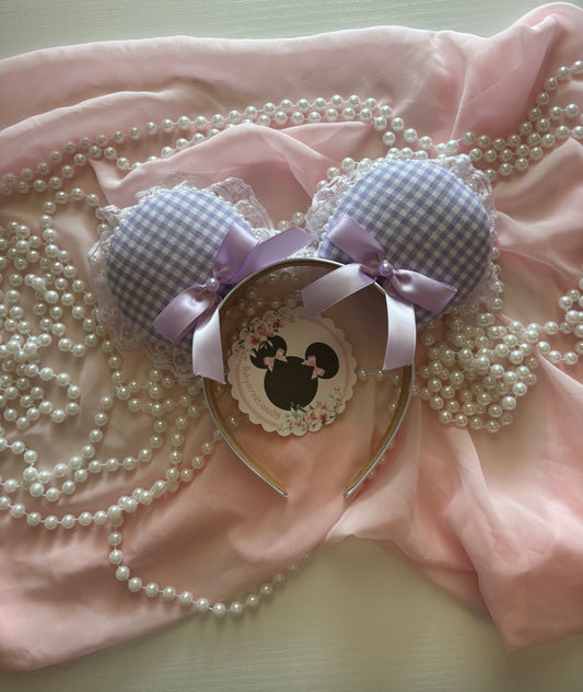 Viola purple coquette mouse ears