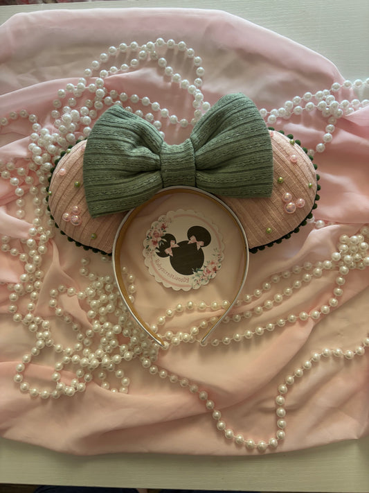 Emerald Rose mouse ears