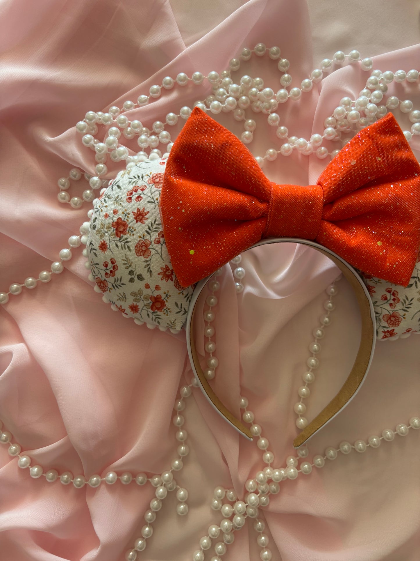 Orange lily mouse ears