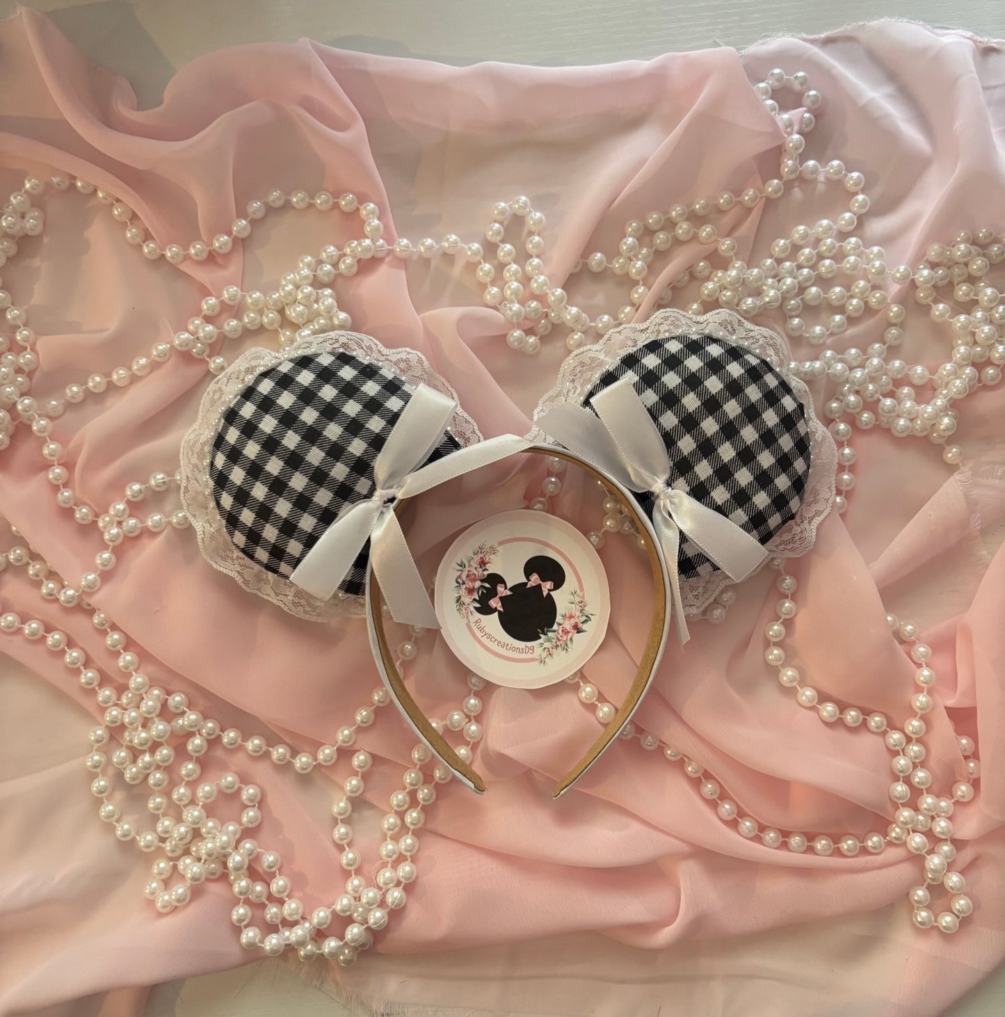 Tuxedo coquette mouse ears
