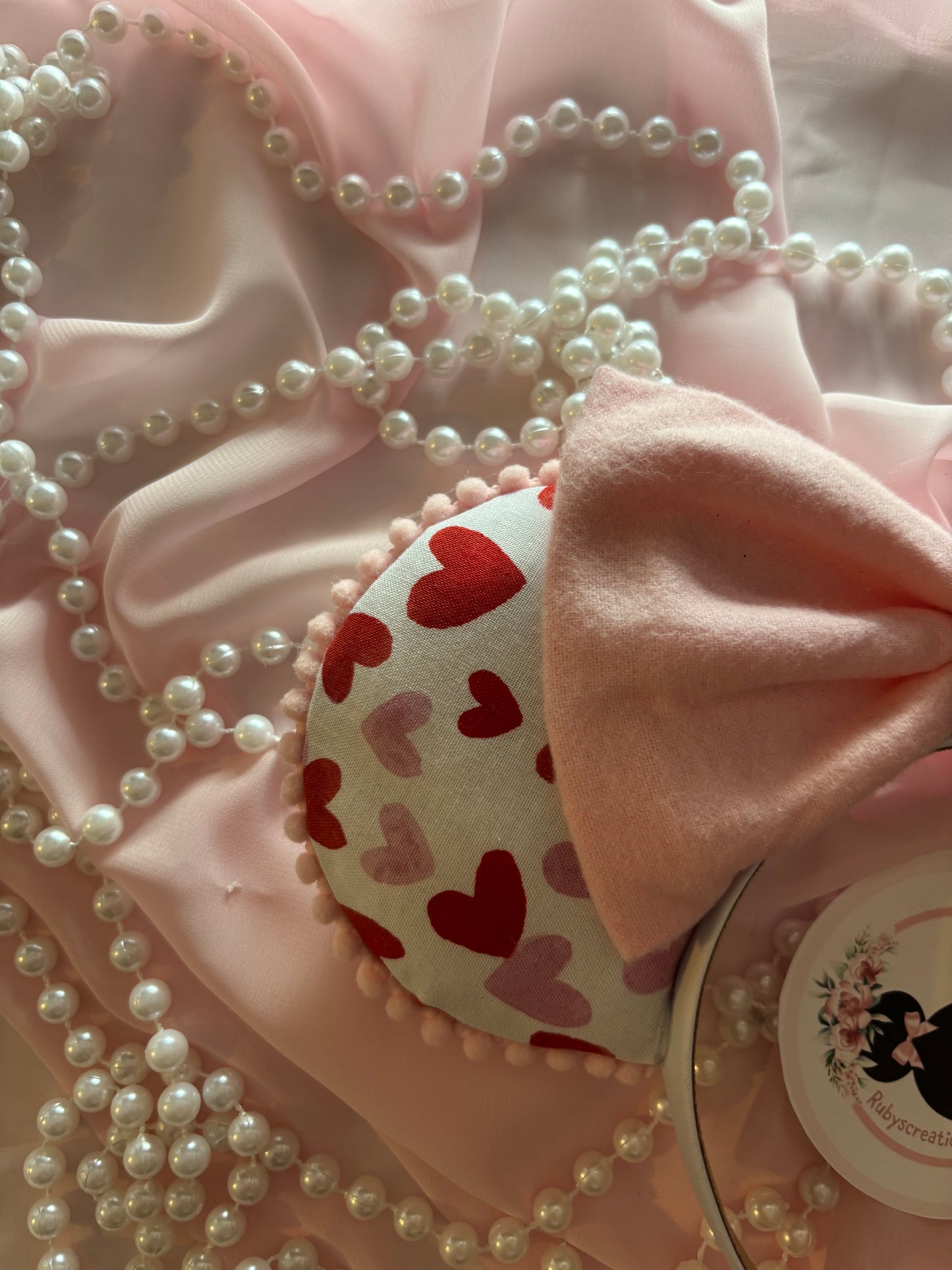 Valentina pink mouse ears