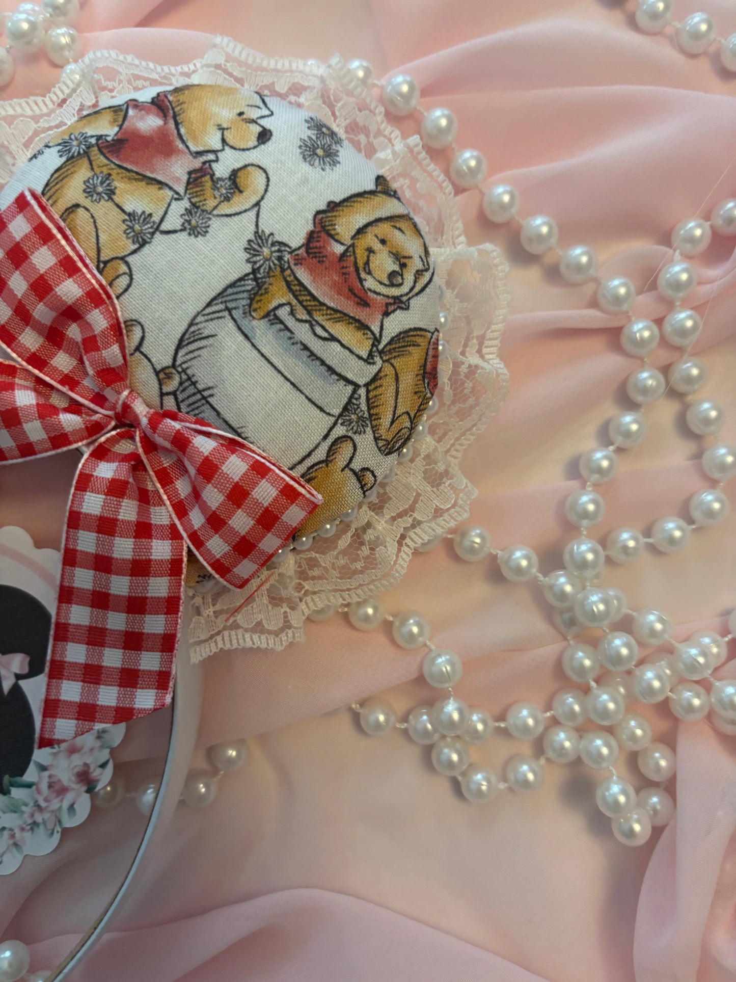 Lovely Pooh picnic coquette mouse ears