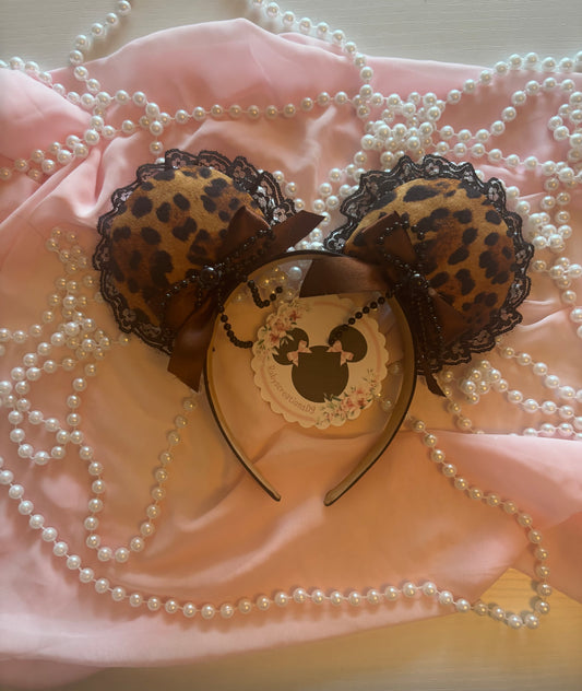 Cheetah brown coquette