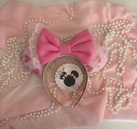 Lovely hot pink mouse ears