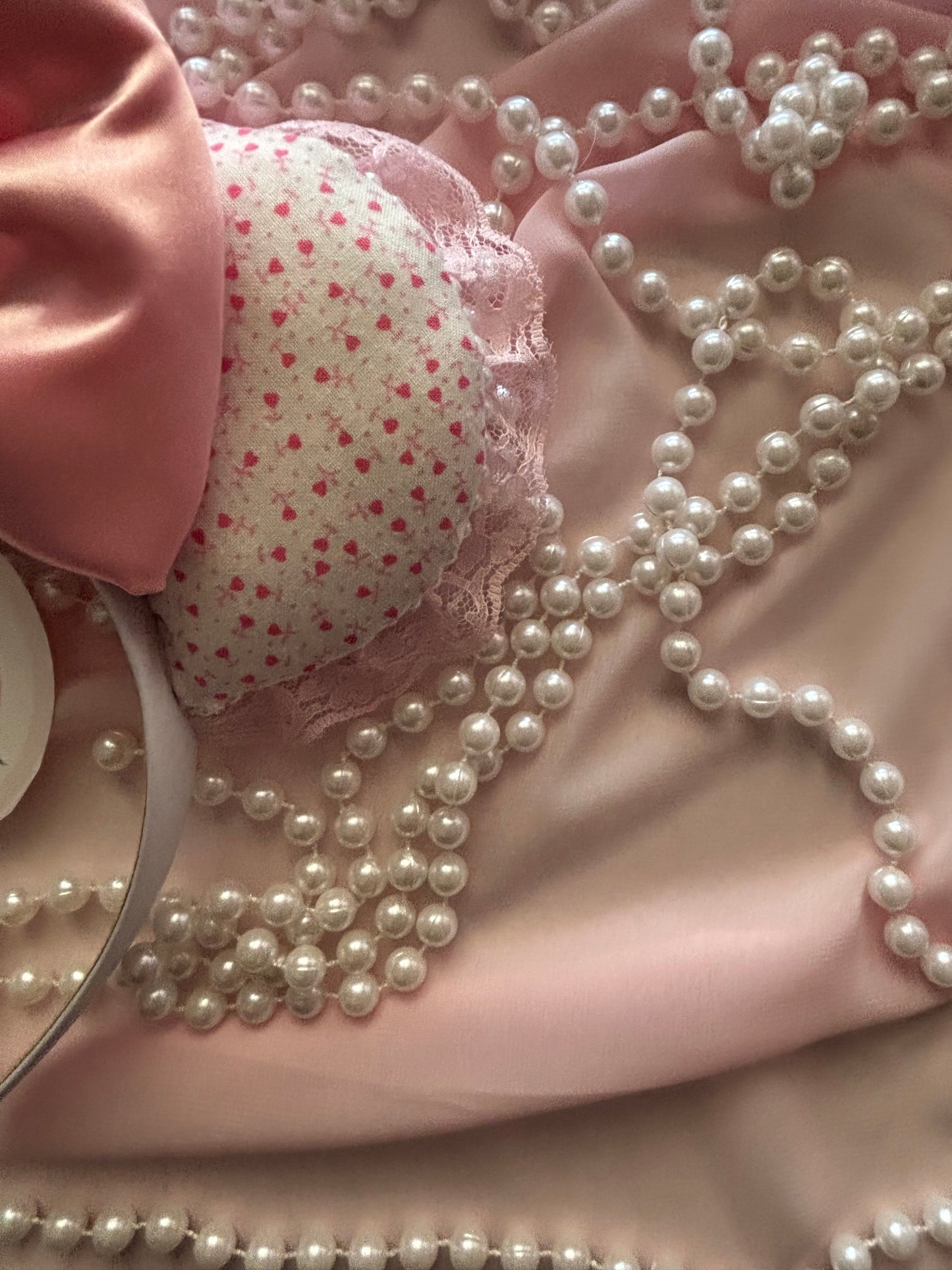 Dainty heart mouse ears
