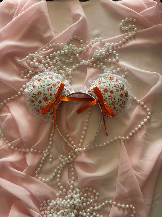 Orange lily coquette mouse ears
