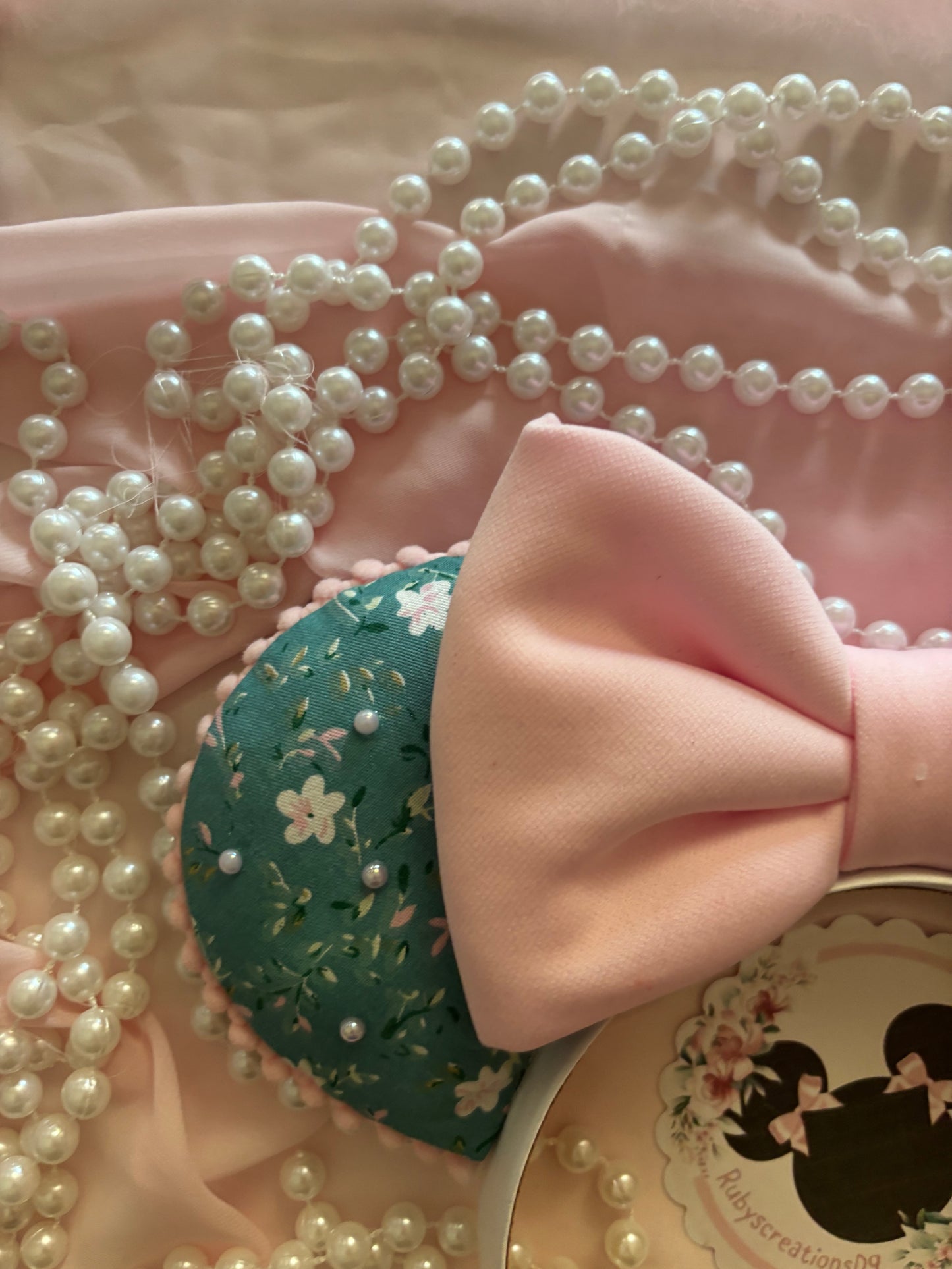 Teal mouse ears