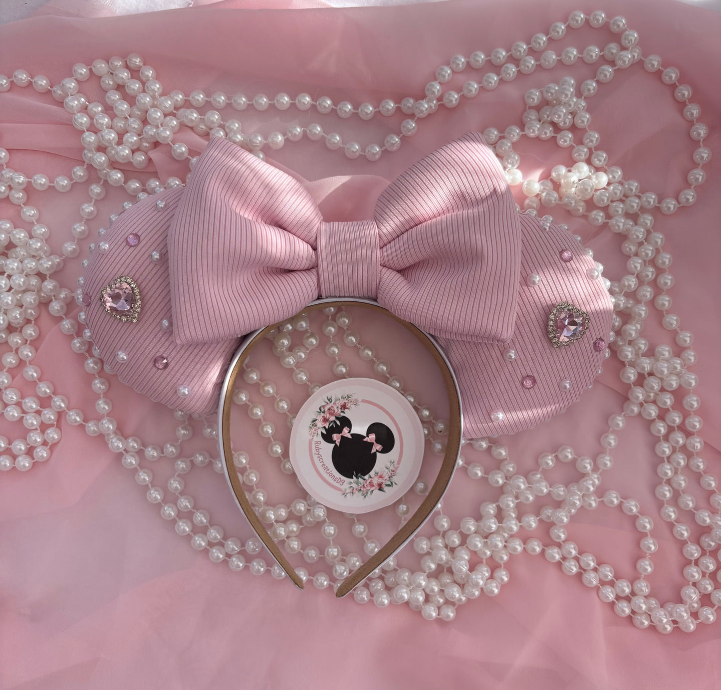 Pink glamour mouse ears