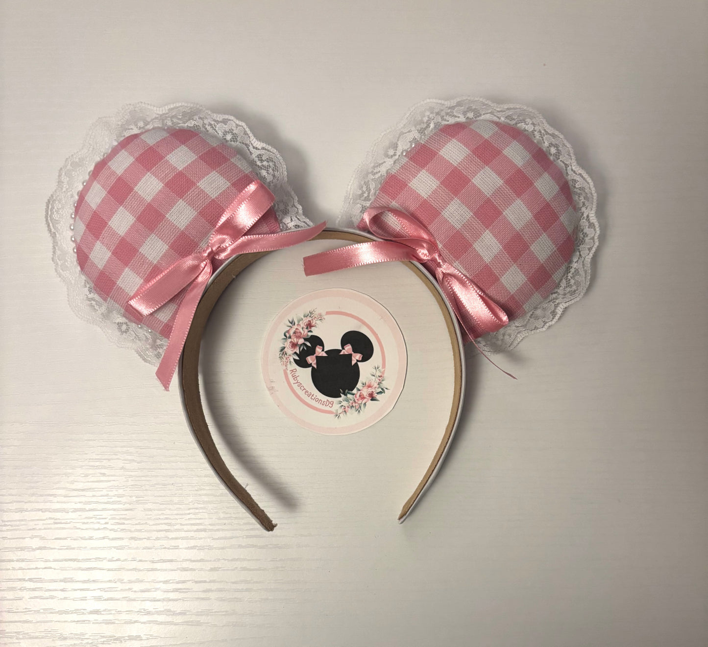 Pink Tulip coquette mouse ears