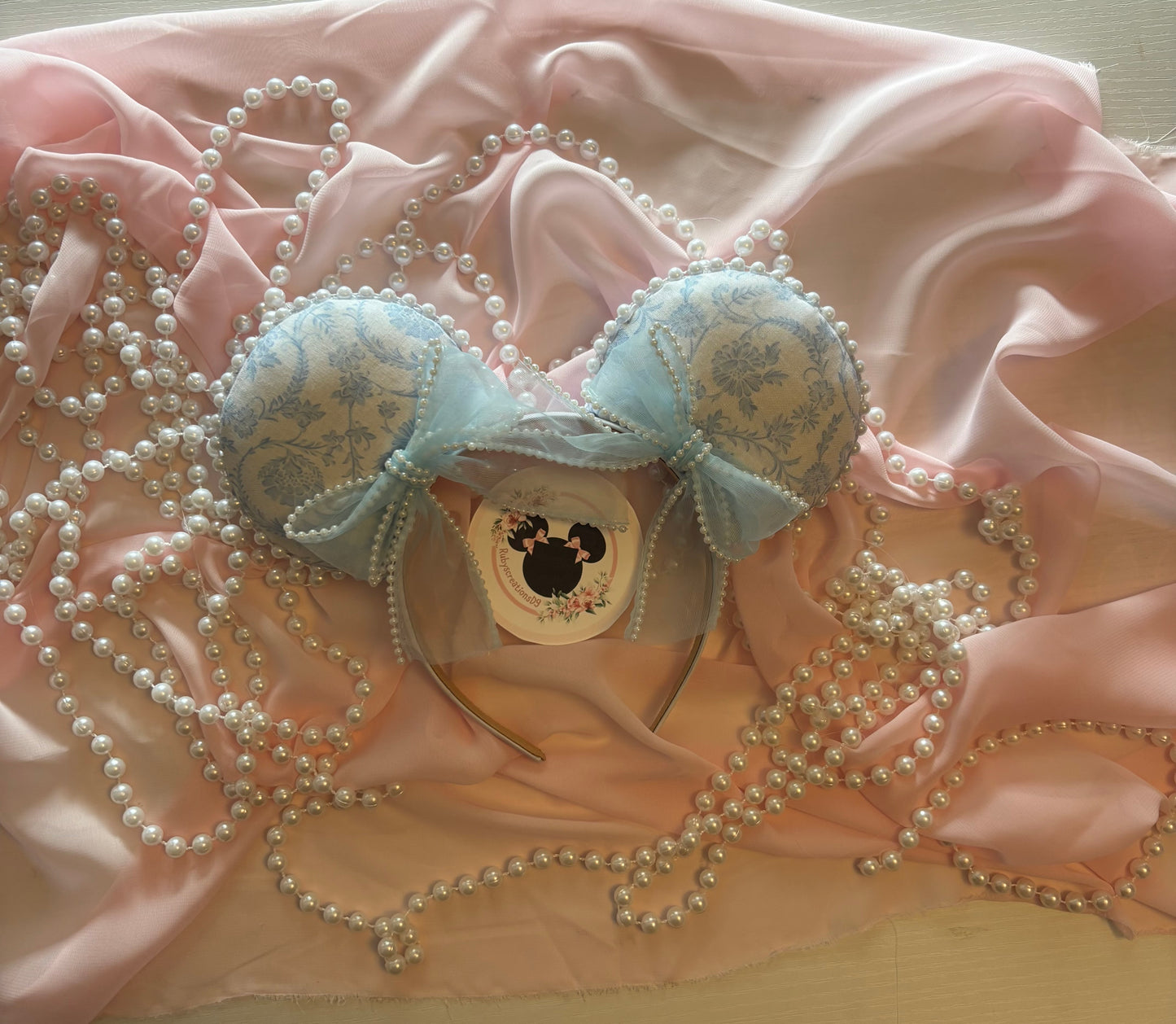 Victoria blue pearled mouse ears