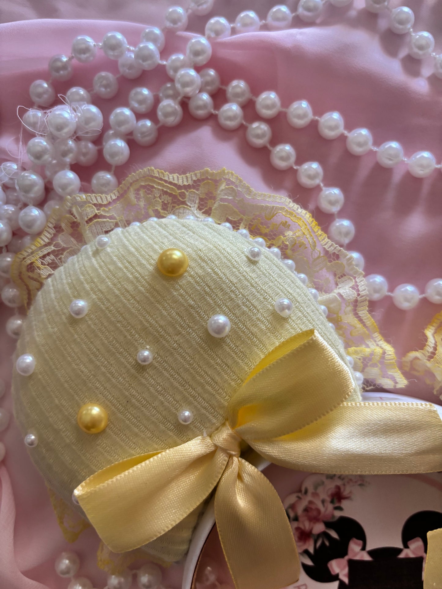 Lemon squeeze coquette mouse ears￼