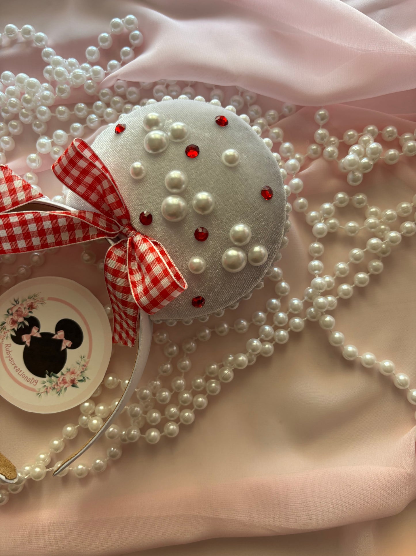 White picnic lia mouse ears