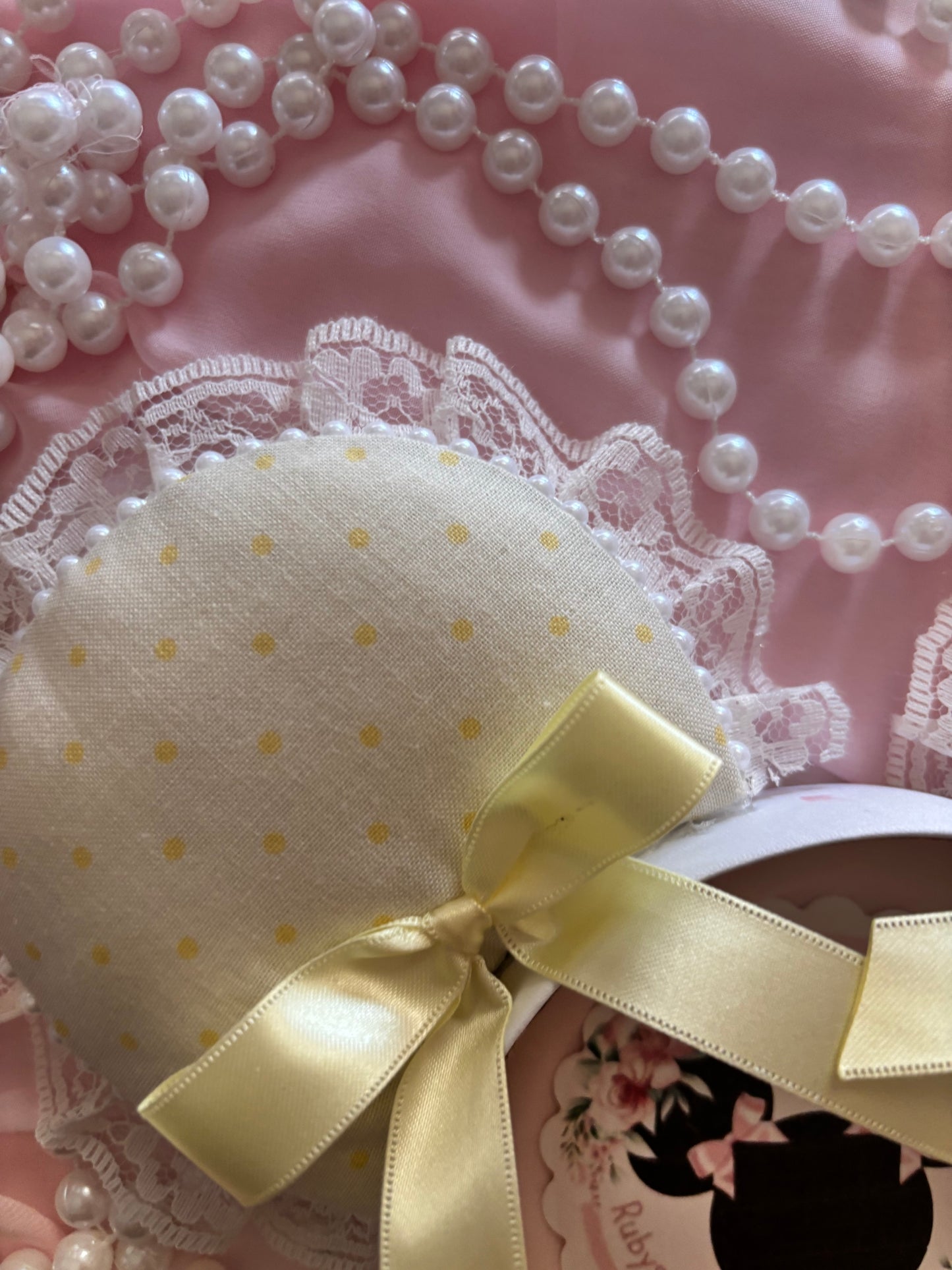 Lemon drop coquette mouse ears
